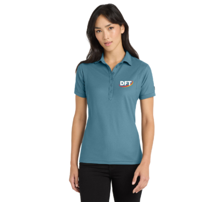 DFT Communications – Ladies Ogio Caliber 2.0 Polo – EMBROIDERED – Blue Mist product image