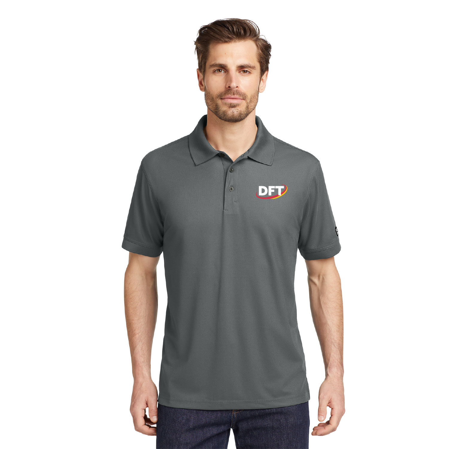 DFT Communications – Ogio Caliber 2.0 Polo – EMBROIDERED – Rogue Gray product image