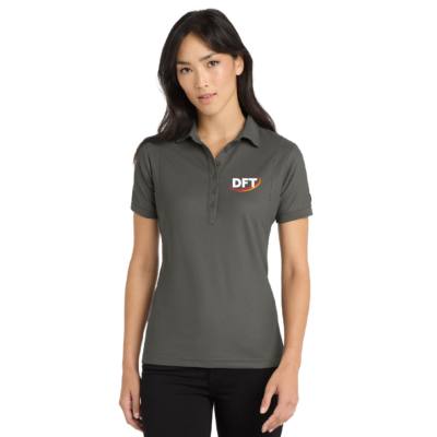 DFT Communications – Ladies Ogio Caliber 2.0 Polo – EMBROIDERED – Rogue Gray product image