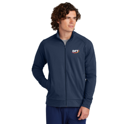 DFT Communications – Unisex Full ZIp Cadet Jacket -EMBROIDERED – True Navy product image