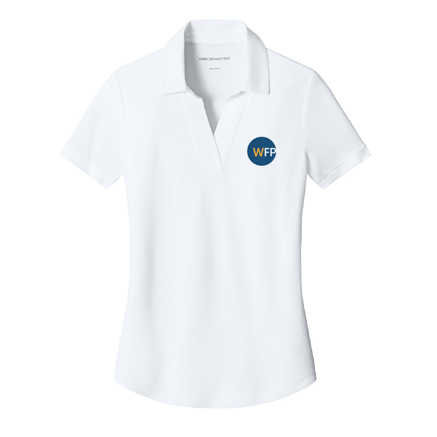 Westfield Family Physicians – Mercer+Mettle Ladies Performance Polo – EMBROIDERED – White product image