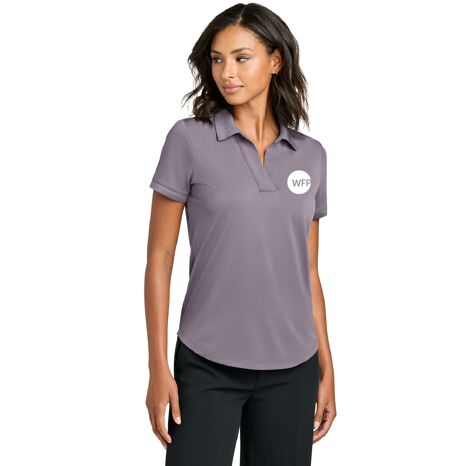 Westfield Family Physicians – Mercer+Mettle Ladies Performance Polo – EMBROIDERED – Purple Ash product image