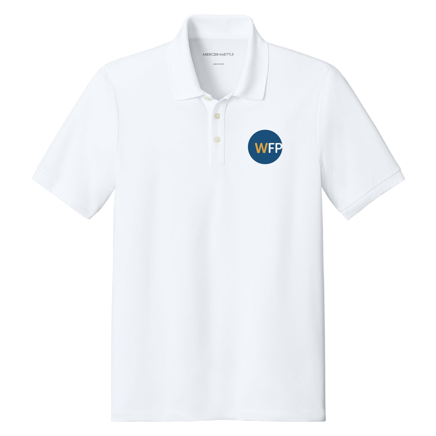 Westfield Family Physicians – Mercer+Mettle Men’s Performance Polo – EMBROIDERED – White product image