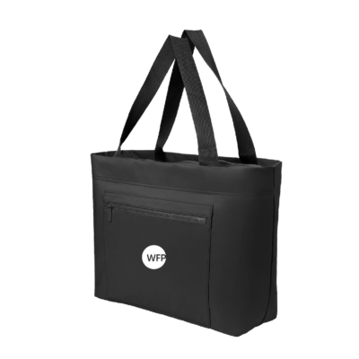 Westfield Family Physicians – Matte Carryall Tote 13.75″Hx19″W – EMBROIDERED – Black product image