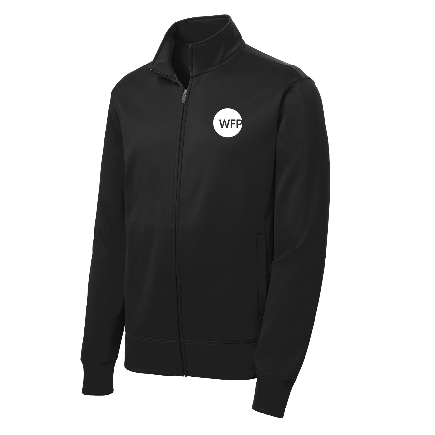 Westfield Family Physicians – Sport Tek Men’s Full Zip Jacket – EMBROIDERED – Black product image