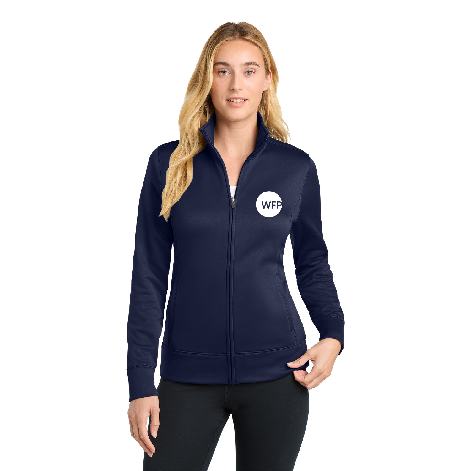 Westfield Family Physicians – Sport Tek Ladies Full Zip Jacket – EMBROIDERED – Navy product image
