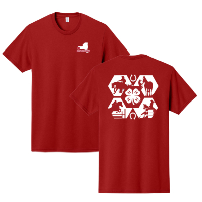 Horse Program 4H- Cotton Short Sleeve Shirt – True Red product image