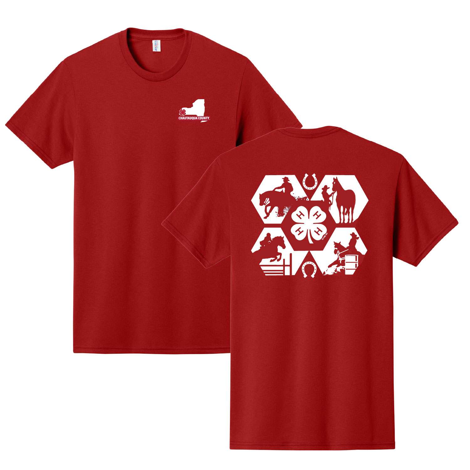 Horse Program 4H- Cotton Short Sleeve Shirt – True Red product image
