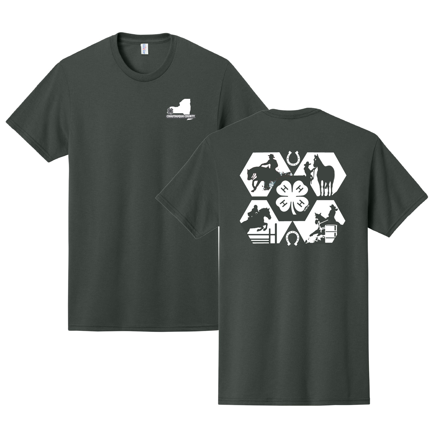 Horse Program 4H – Cotton Short Sleeve Shirt – Charcoal product image