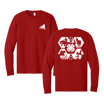 Horse Program 4H – Cotton Long Sleeve – True Red product image