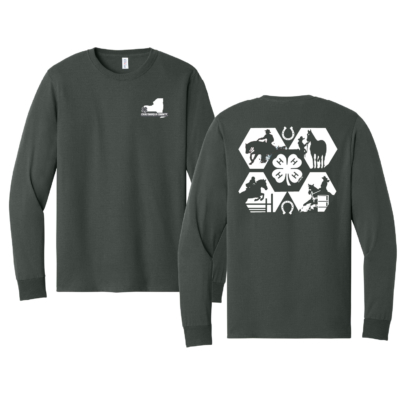 Horse Program 4H – Cotton Long Sleeve – Charcoal product image