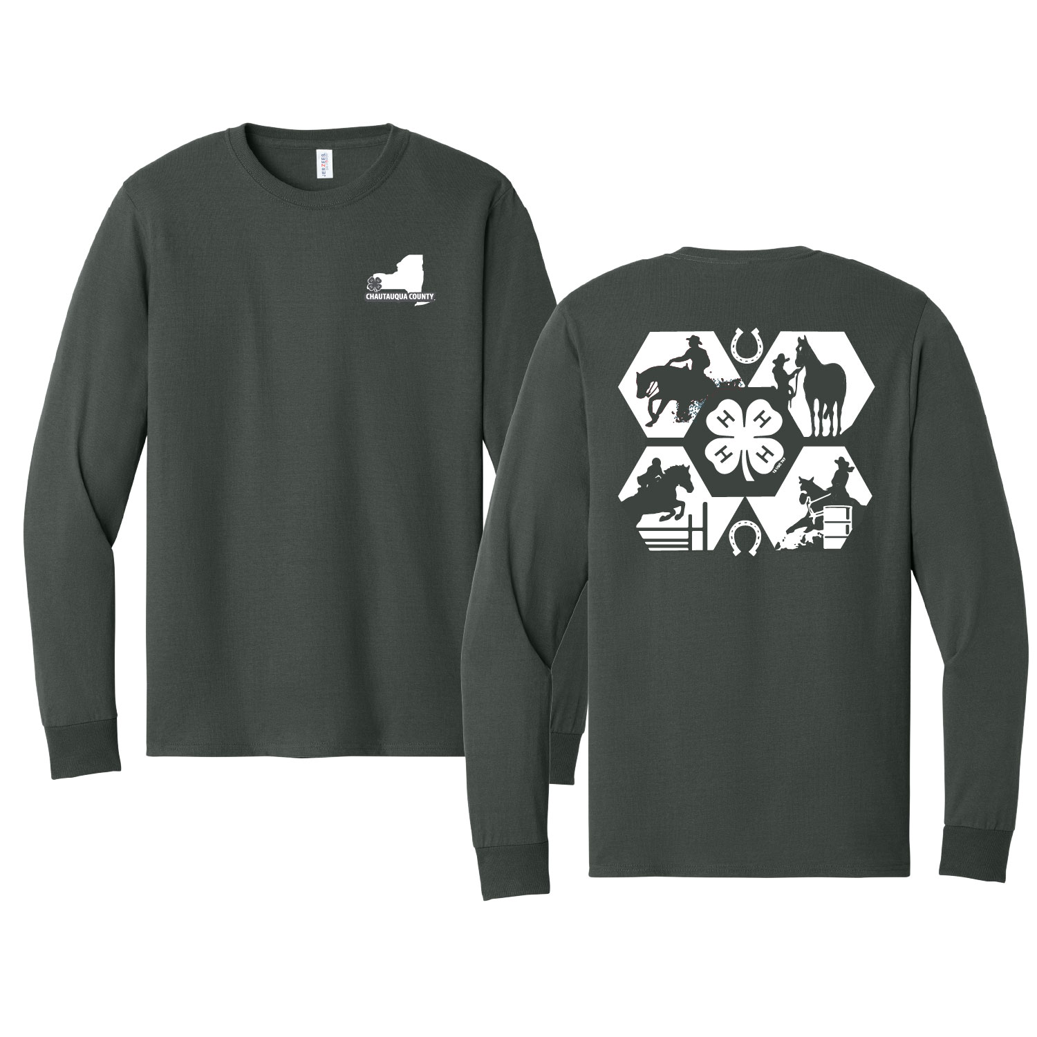 Horse Program 4H – Cotton Long Sleeve – Charcoal product image