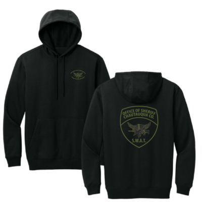 CC SWAT Team – Cornerstone Heavyweight Hooded Sweatshirt – Black product image