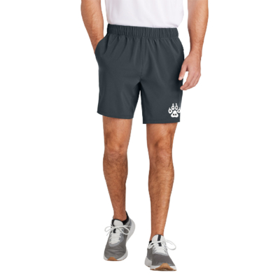 NYS Police K-9 Unit – Sport-Tek Repeat 7” Pocketed Shorts – Iron Grey product image