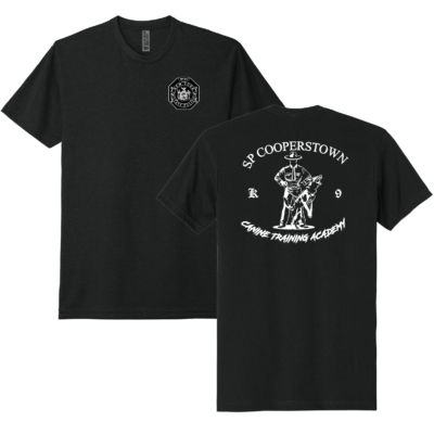 NYS Police K-9 Unit – Next Level Ringspun Cotton T-Shirt – Black product image