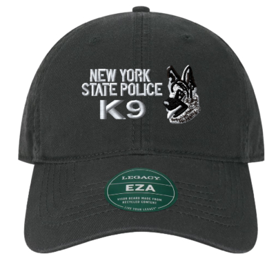 NYS Police K-9 Unit – Legacy Twill Unstructured Cap – EMBROIDERED –  Black product image