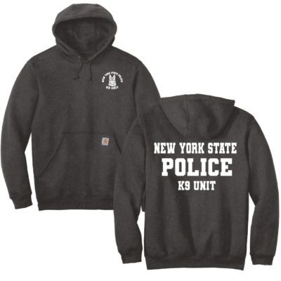NYS Police K-9 Unit – Carhartt Midweight Hooded Sweatshirt – Carbon Heather product image