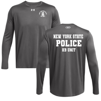 NYS Police K-9 Unit – Under Armour Tech Long Sleeve Shirt – Castlerock product image