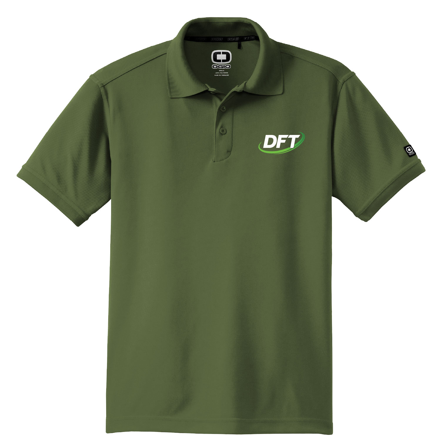 DFT Communications - Ogio Caliber 2.0 Polo - EMBROIDERED - Grit Green - Image 2