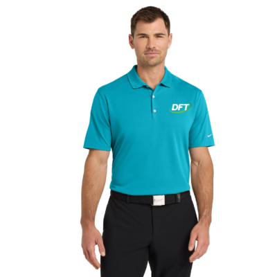 DFT Communications – Nike Dri-FIT Micro Pique 2.0 Polo – EMBROIDERED – Tidal Blue product image