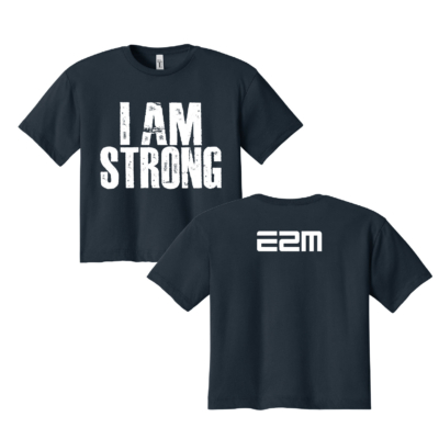 1E2M -I AM STRONG – Ladies Crop T-Shirt product image