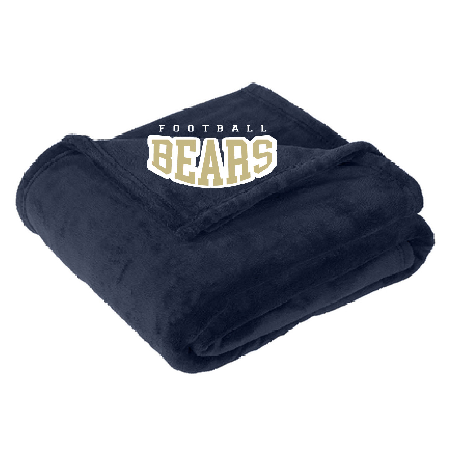 Frewsburg Football -Oversize Ultra Plush Blanket – Navy – Embroidered product image