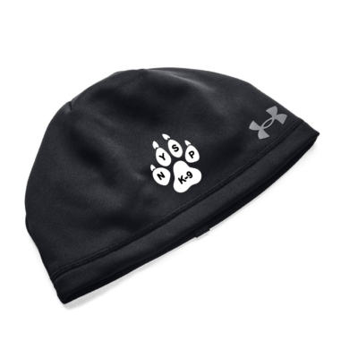 NYS Police K-9 Unit – Under Armour Fleece Beanie – EMBROIDERED – Black product image